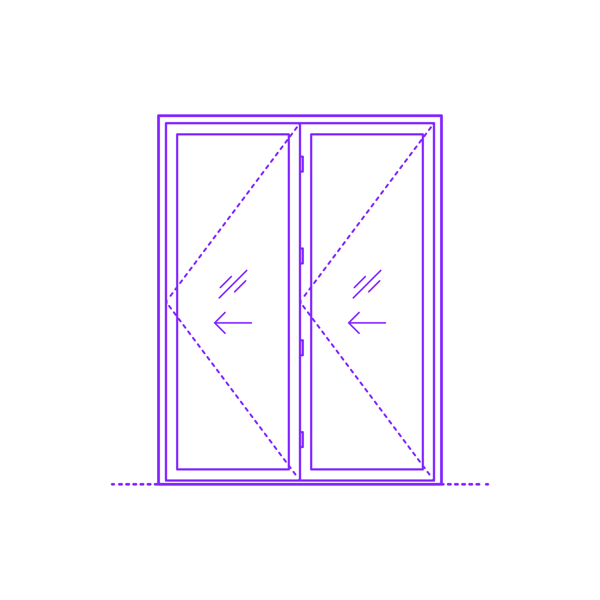 Buildings Folding Doors Bifold Exterior Door 2 Panels Line Art Illustration Svg Free Vectors